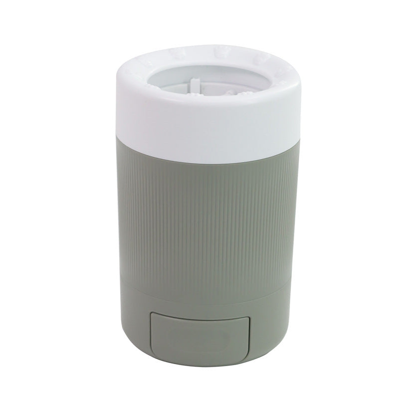 Semi-automatic pet foot-washing cup