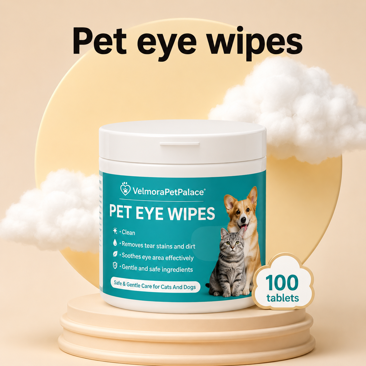 Pet Eye Cleaning Wipes