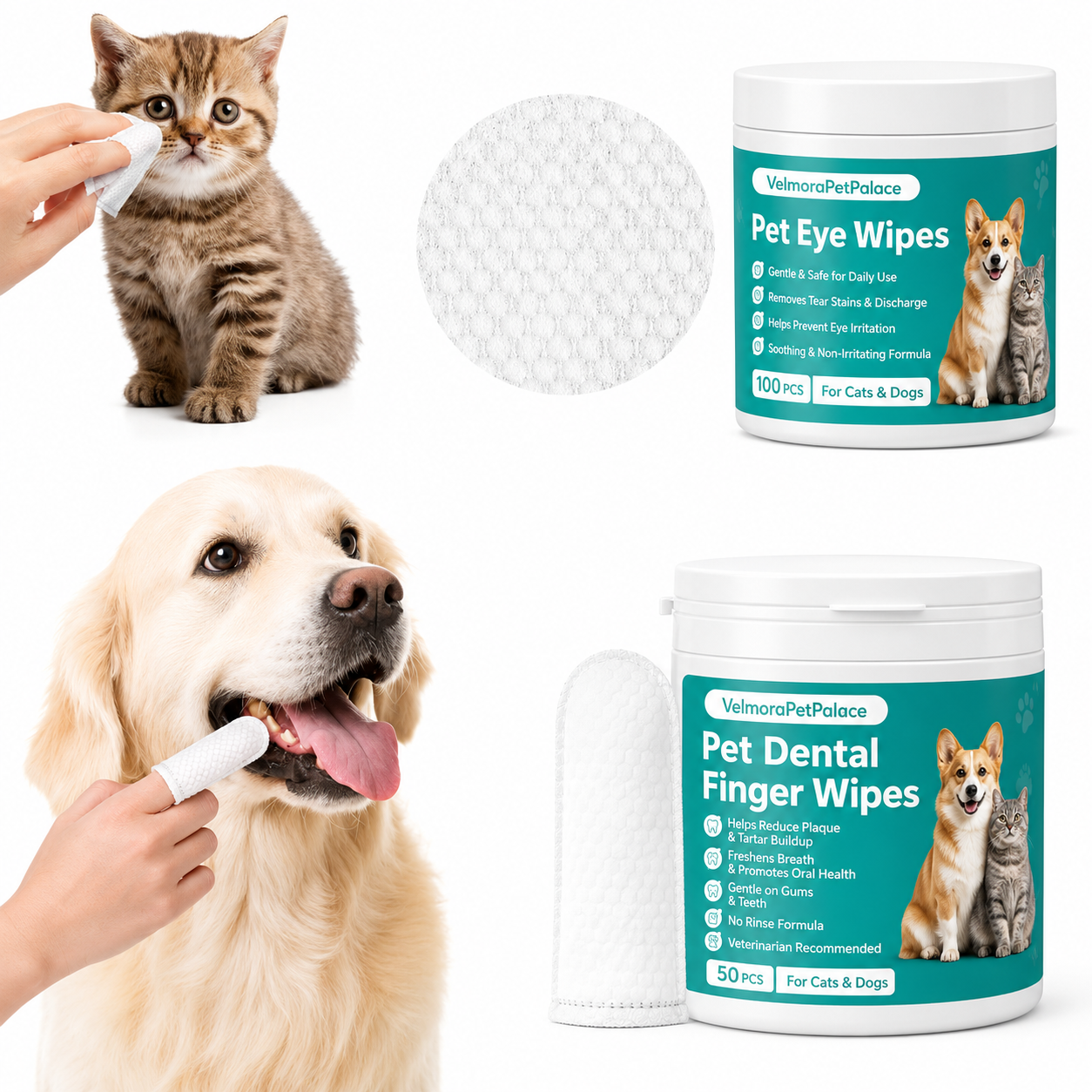 Pet Eye Cleaning Wipes