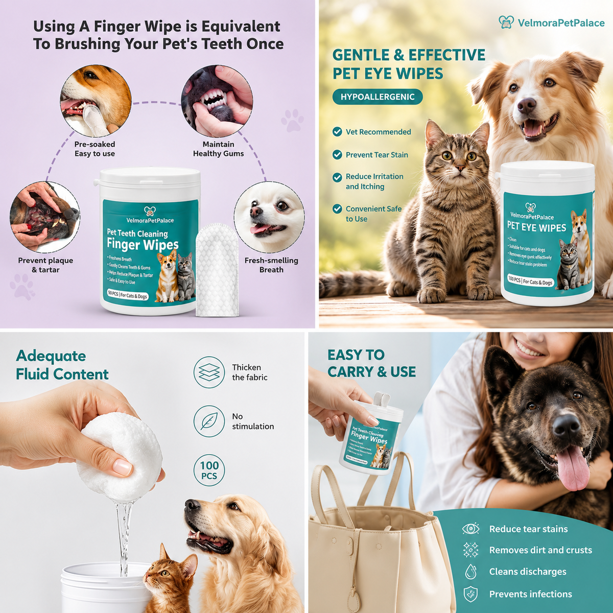 Pet Eye Cleaning Wipes