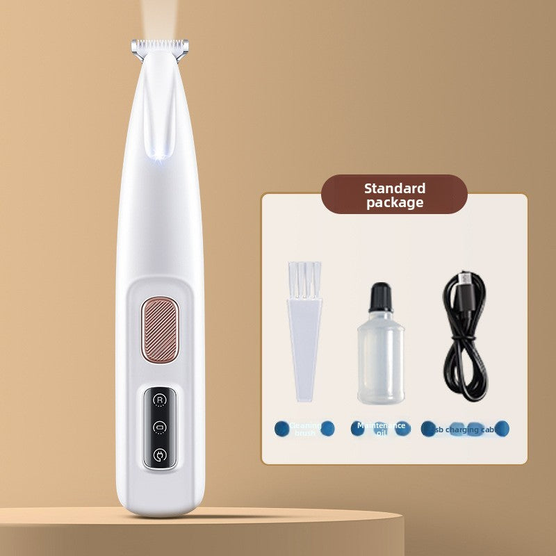 Pet Electric Clipper with LED Light for Paw Grooming